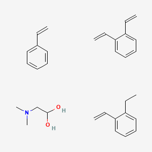 1,2-Bis(ethenyl)benzene;2-(dimethylamino)ethane-1,1-diol;1-ethenyl-2-ethylbenzene;styrene