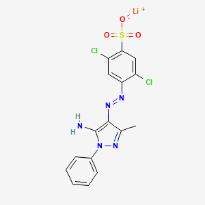 Lithium 4-[(5-amino-3-methyl-1-phenyl-1H-pyrazol-4-YL)azo]-2,5-dichlorobenzenesulphonate