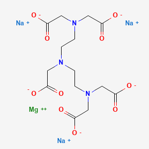 Magnesate(3-), [N,N-bis[2-[[(carboxy-kappaO)methyl](carboxymethyl)amino-kappaN]ethyl]glycinato(5-)-kappaN,kappaO]-, trisodium