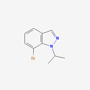 molecular formula C10H11BrN2 B1376449 7-Bromo-1-isopropyl-1H-indazole CAS No. 1147015-33-5