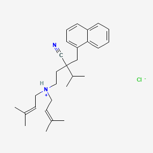 alpha-(2-Diprenylaminoethyl)-alpha-isopropyl-1-naphthylpropionitrile hydrochloride