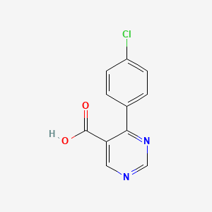 4-(4-Chlorophenyl)pyrimidine-5-carboxylic acid