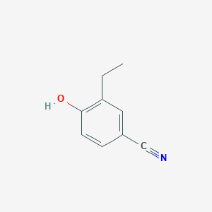 molecular formula C9H9NO B1376452 3-Ethyl-4-hydroxybenzonitrile CAS No. 4997-55-1