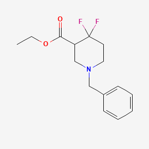 Ethyl 1-benzyl-4,4-difluoropiperidine-3-carboxylate