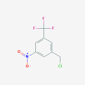 molecular formula C8H5ClF3NO2 B1376464 1-(氯甲基)-3-硝基-5-(三氟甲基)苯 CAS No. 1044271-89-7