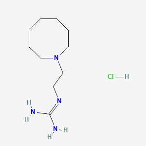 Guanidine, (2-(hexahydro-1(2H)-azocinyl)ethyl)-, monohydrochloride