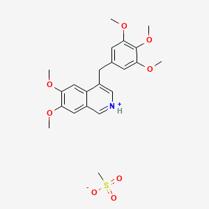 6,7-Dimethoxy-4-(3,4,5-trimethoxybenzyl)isoquinoline methanesulfonate