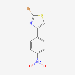 molecular formula C9H5BrN2O2S B1376494 2-Bromo-4-(4-nitrophenyl)thiazole CAS No. 1007583-32-5