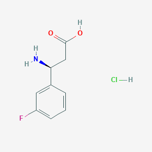 (S)-3-Amino-3-(3-fluorophenyl)propanoic acid hydrochloride