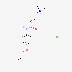 2-(Dimethylamino)ethyl p-butoxycarbanilate hydrochloride