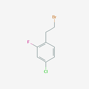 Benzene, 1-(2-bromoethyl)-4-chloro-2-fluoro-