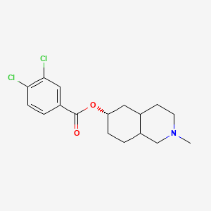 cis-6-(3,4-Dichlorobenzoyloxy)-2-methyldecahydroisoquinoline