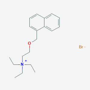 N,N,N-Triethyl-2-[(naphthalen-1-yl)methoxy]ethan-1-aminium bromide