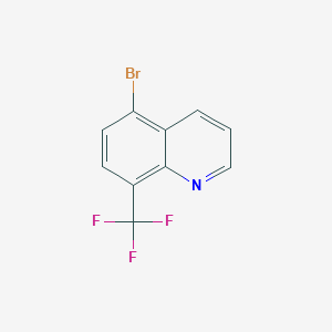 B1376518 5-Bromo-8-(trifluoromethyl)quinoline CAS No. 1239460-75-3