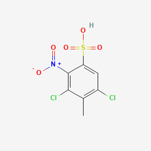 Benzenesulfonic acid, 3,5-dichloro-4-methyl-2-nitro-