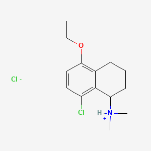 1-Naphthylamine, 1,2,3,4-tetrahydro-8-chloro-N,N-dimethyl-5-ethoxy-, hydrochloride