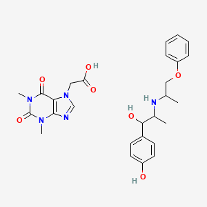 molecular formula C27H33N5O7 B13765195 Teasuprine CAS No. 60640-79-1