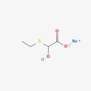 Sodium;2-ethylsulfanyl-2-hydroxyacetate