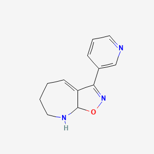 3-(3-Pyridinyl)-6,7,8,8a-tetrahydro-5H-[1,2]oxazolo[5,4-b]azepine