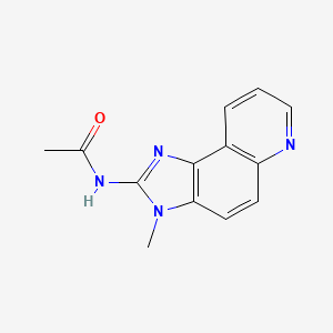 Acetamide, N-(3-methyl-3H-imidazo(4,5-f)quinolin-2-yl)-