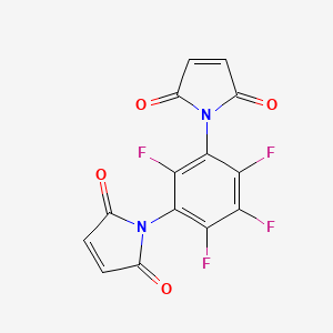 1-[3-(2,5-dioxopyrrol-1-yl)-2,4,5,6-tetrafluorophenyl]pyrrole-2,5-dione