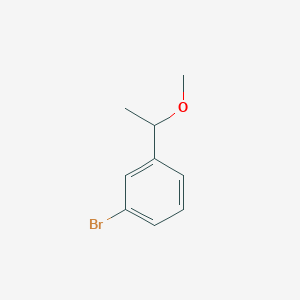 molecular formula C9H11BrO B1376526 1-Bromo-3-(1-methoxyethyl)benzene CAS No. 120702-27-4