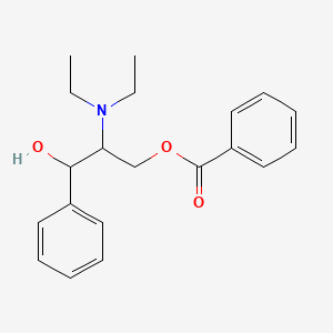 2-Diethylamino-3-hydroxy-3-phenylpropyl benzoate