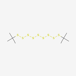 molecular formula C8H18S9 B13765302 Di-tert-butylnonasulfane CAS No. 7330-36-1