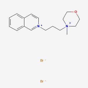 Isoquinolinium, 2-(3-(4-methylmorpholino)propyl)-, dibromide