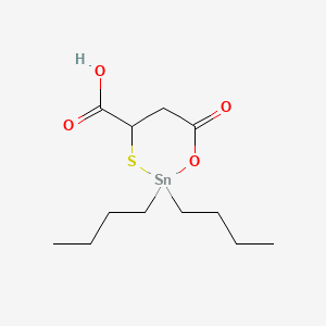 4H-1,3,2-Oxathiastannin-4-carboxylic acid, 2,2-dibutyldihydro-6-oxo-