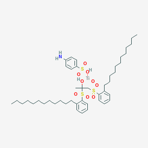 (4-Aminobenzenesulfonato-o)bis(dodecylbenzenesulfonato-o)(propan-2-olato)titanium