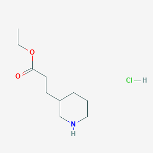 Ethyl 3-(piperidin-3-yl)propanoate hydrochloride