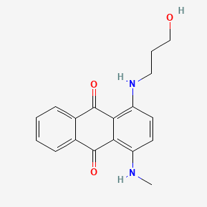 1-[(3-Hydroxypropyl)amino]-4-(methylamino)anthraquinone