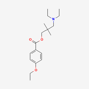 gamma-Diethylamino-beta-dimethylpropyl-4-ethoxybenzoate