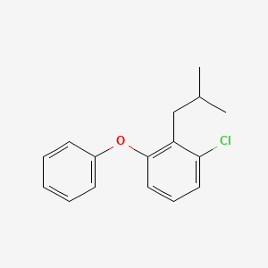 Benzene, 1,1'-oxybis-, monochloro mono(2-methylpropyl) deriv.