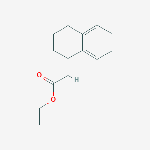 1,2,3,4-Tetrahydronaphthalen-1-ylidine acetatic acid ethyl ester