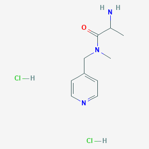 2-amino-N-methyl-N-(pyridin-4-ylmethyl)propanamide dihydrochloride