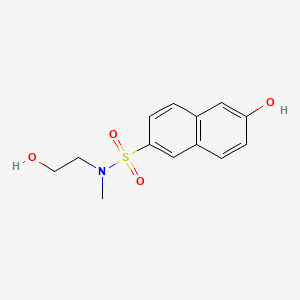 2-Naphthalenesulfonamide, 6-hydroxy-N-(2-hydroxyethyl)-N-methyl-