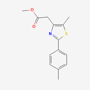 Methyl [5-methyl-2-(4-methylphenyl)-1,3-thiazol-4-YL]acetate