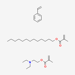 2-(Diethylamino)ethyl 2-methylprop-2-enoate;styrene;tridecyl 2-methylprop-2-enoate