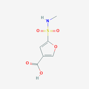 5-(Methylsulfamoyl)furan-3-carboxylic acid