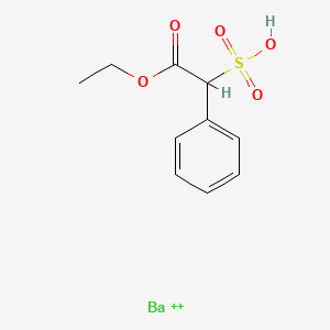 barium(2+);2-ethoxy-2-oxo-1-phenylethanesulfonic acid