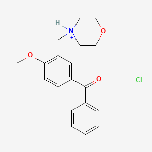 4-Methoxy-3-morpholinomethylbenzophenone hydrochloride