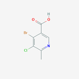 4-Bromo-5-chloro-6-methylpyridine-3-carboxylic acid