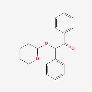 Ethanone, 1,2-diphenyl-2-[(tetrahydro-2H-pyran-2-yl)oxy]-