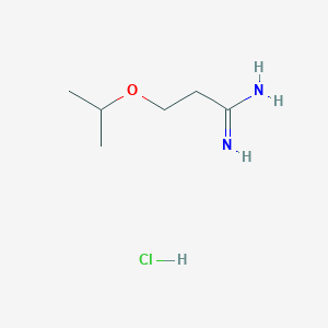 3-(Propan-2-yloxy)propanimidamide hydrochloride