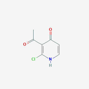 1-(2-Chloro-4-hydroxypyridin-3-YL)ethanone