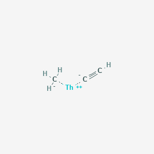 molecular formula C3H4Th B13765899 Thorium tricarbide CAS No. 69553-67-9