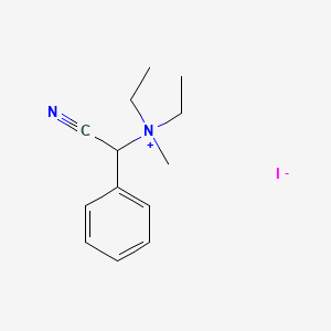 Methyl-(phenylcyanomethyl)-diethylammonium iodide