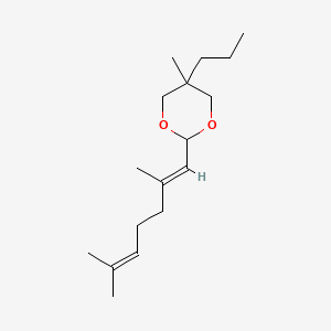 2-(2,6-Dimethylhepta-1,5-dienyl)-5-methyl-5-propyl-1,3-dioxane